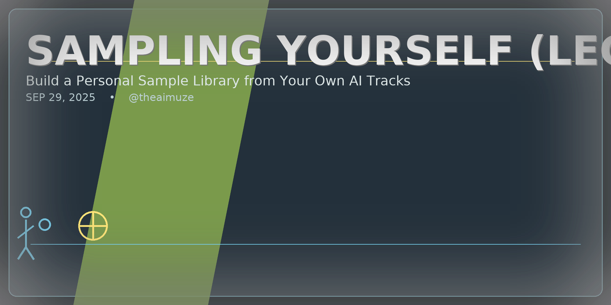 Sampling Yourself (Legally Easy): Build a Personal Sample Library from Your Own AI Tracks